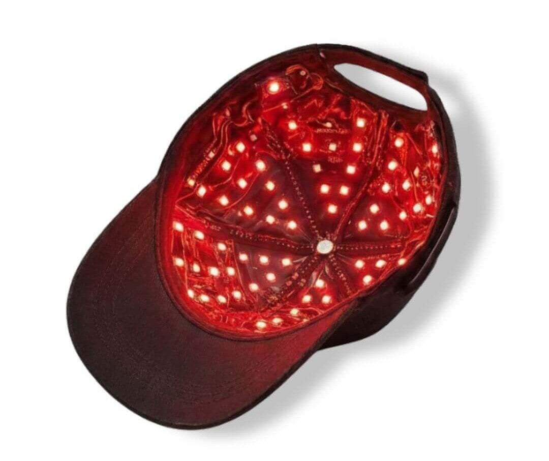 Red light therapy cap